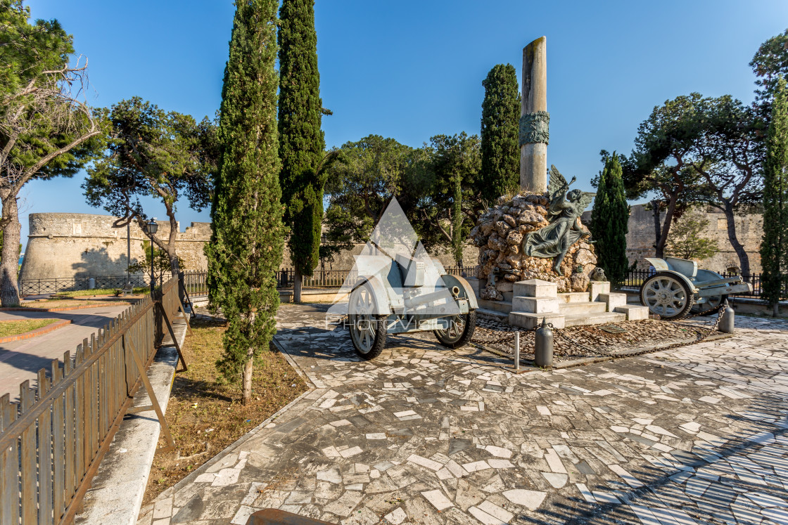 "Park in Manfredonia" stock image