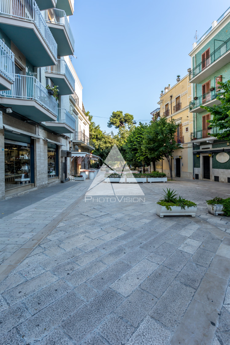 "In the narrow streets of Manfredonie" stock image