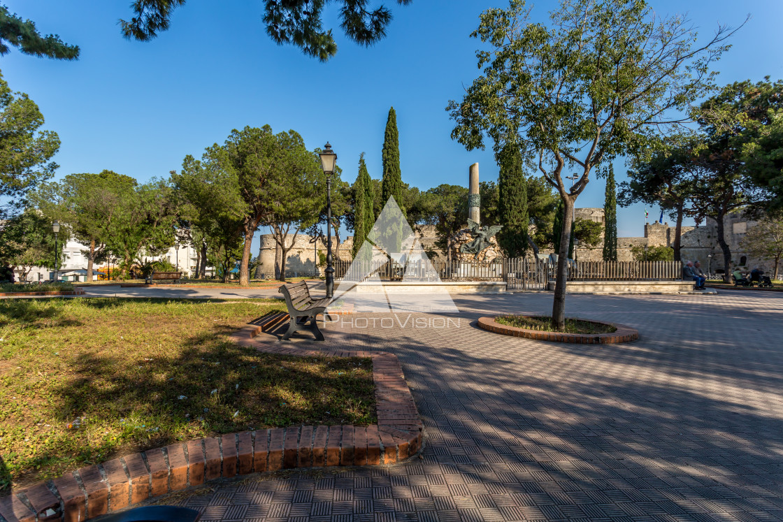 "Park in Manfredonia" stock image