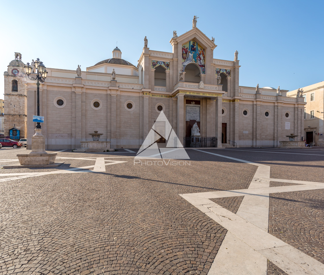 "Cathedral of Saint Lawrence Maiorano" stock image