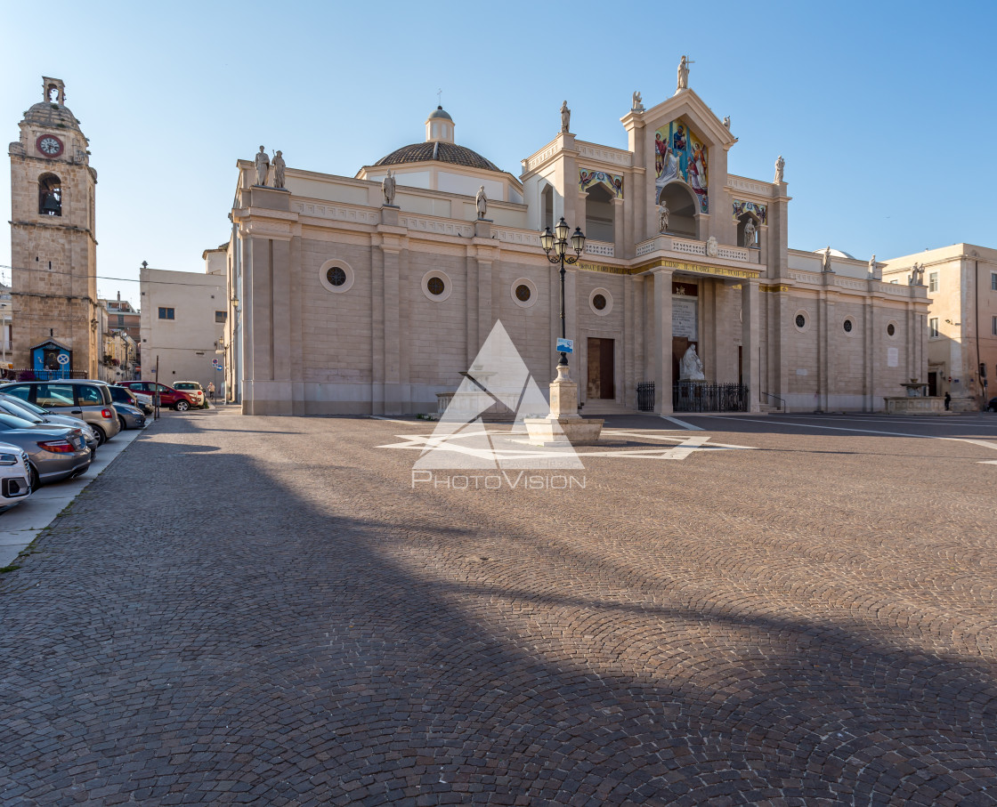 "Cathedral of Saint Lawrence Maiorano" stock image