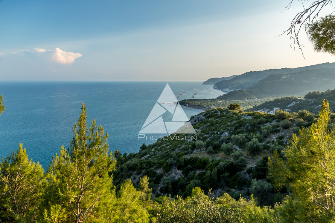 "Wonderful sunset over the coast" stock image