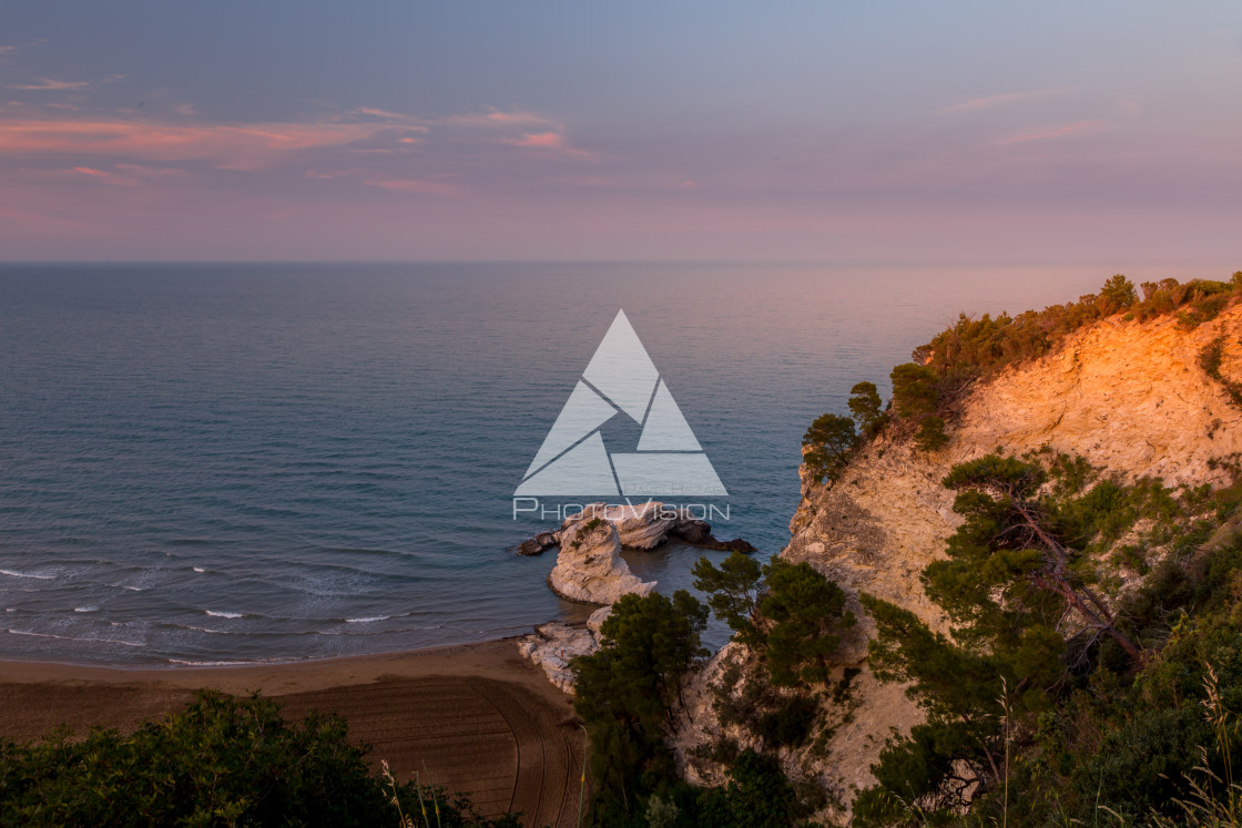 "Rocky coast of Gargano" stock image