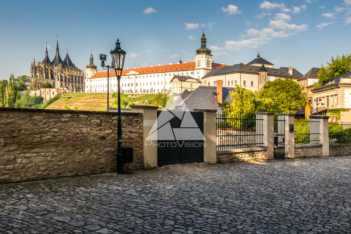 "Picturesque historic town of Kutna Hora" stock image