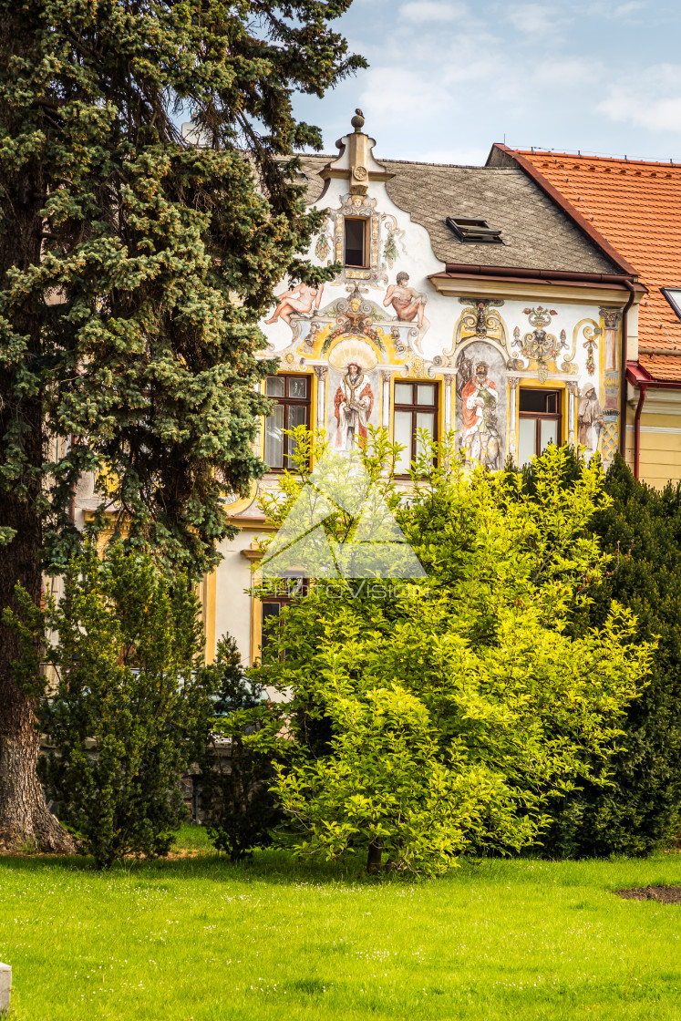 "Picturesque historic town of Kutna Hora" stock image