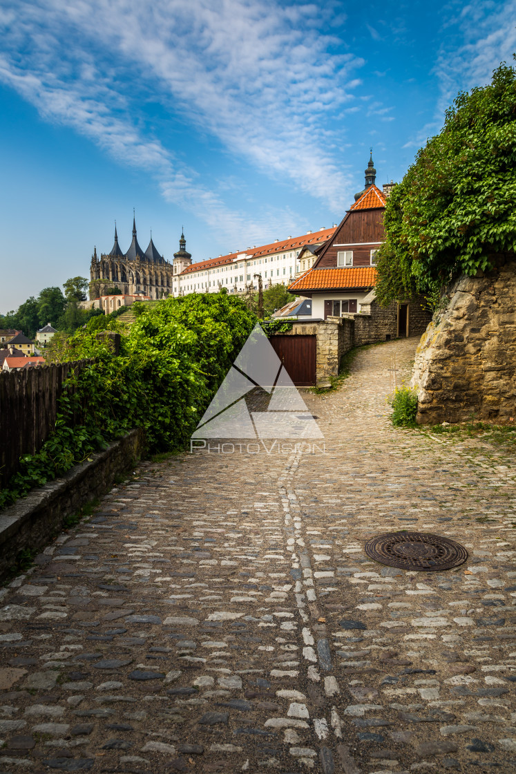 "Picturesque historic town of Kutna Hora" stock image