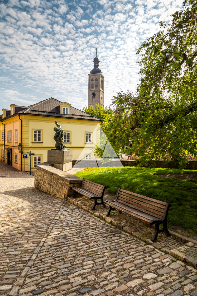 "Picturesque historic town of Kutna Hora" stock image