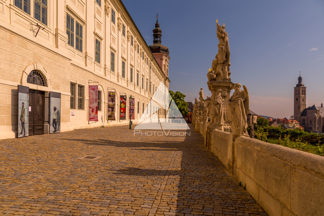 "Jesuit College in Kutna Hora" stock image