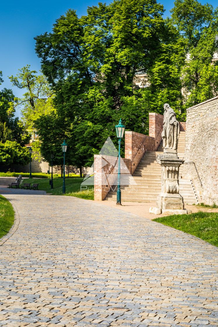 "Picturesque historic city" stock image