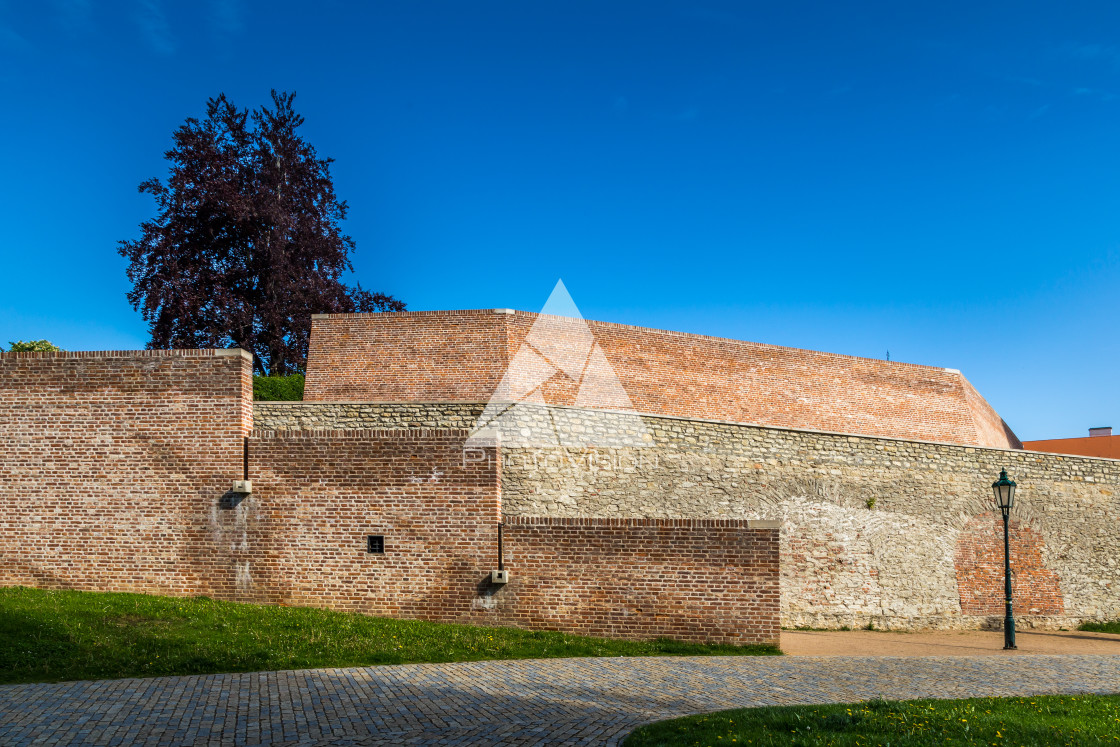 "City walls" stock image