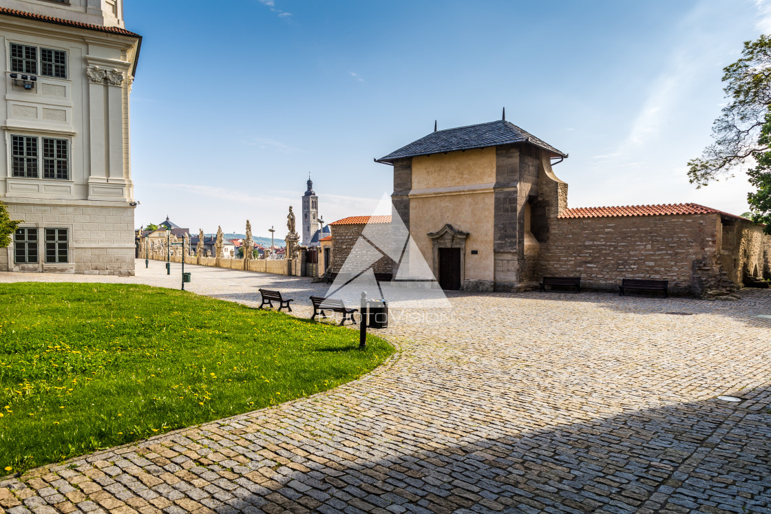 "Picturesque historic city" stock image