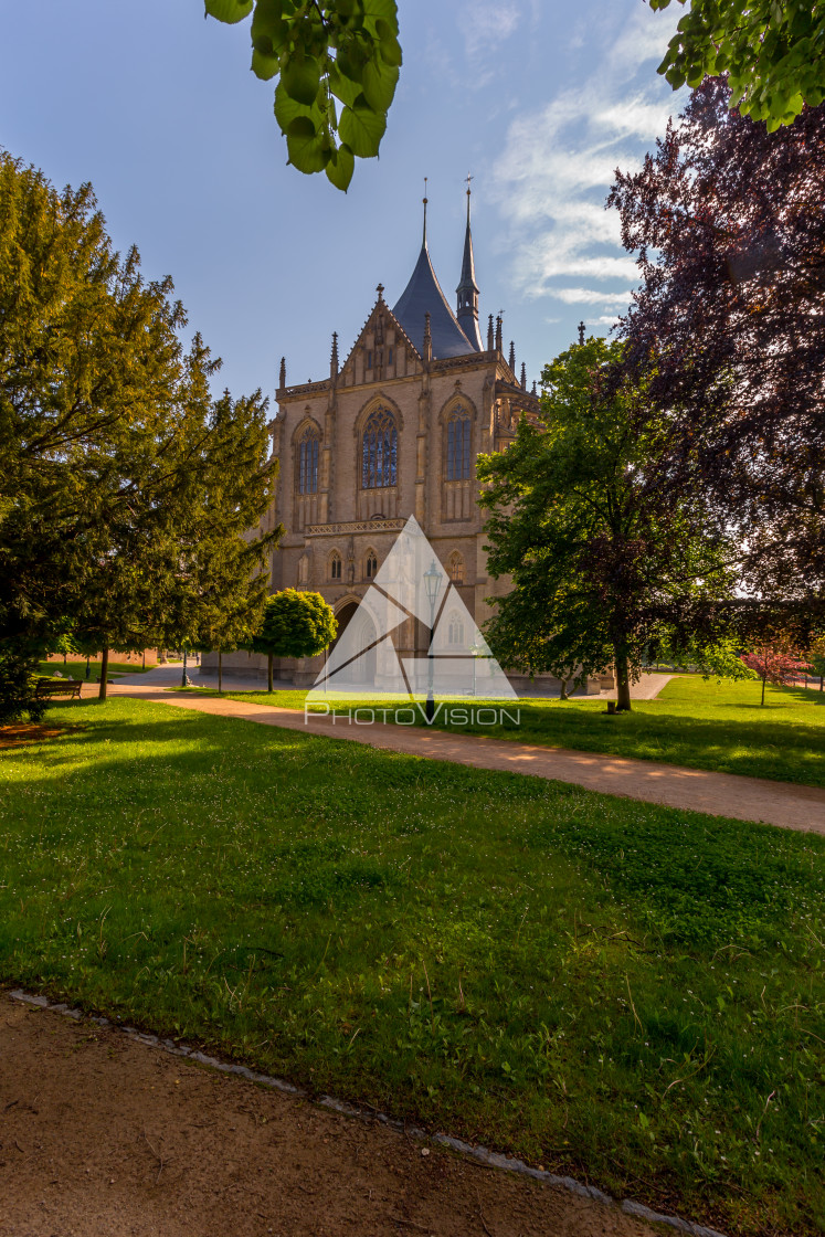 "The Cathedral of St Barbara" stock image