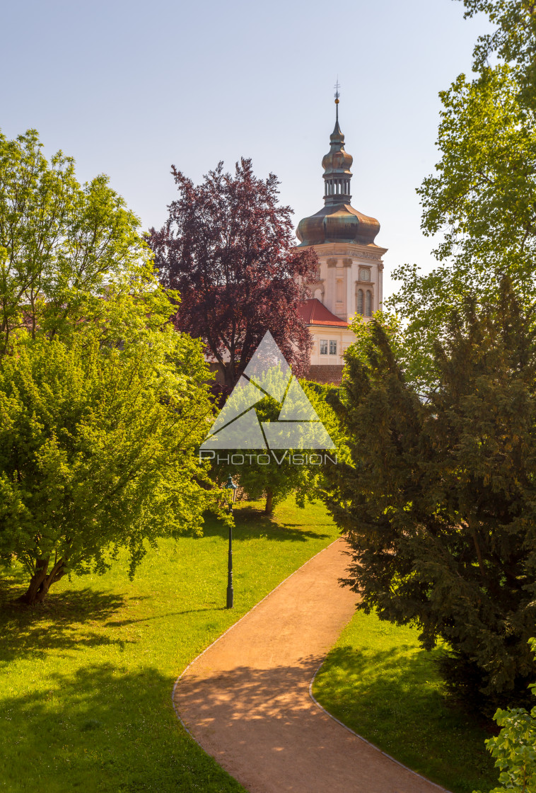 "Park in Kutna Hora" stock image