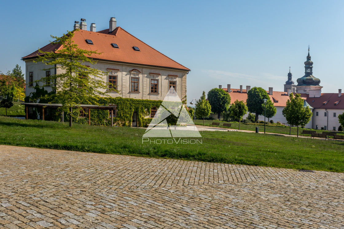 "Picturesque historic city" stock image