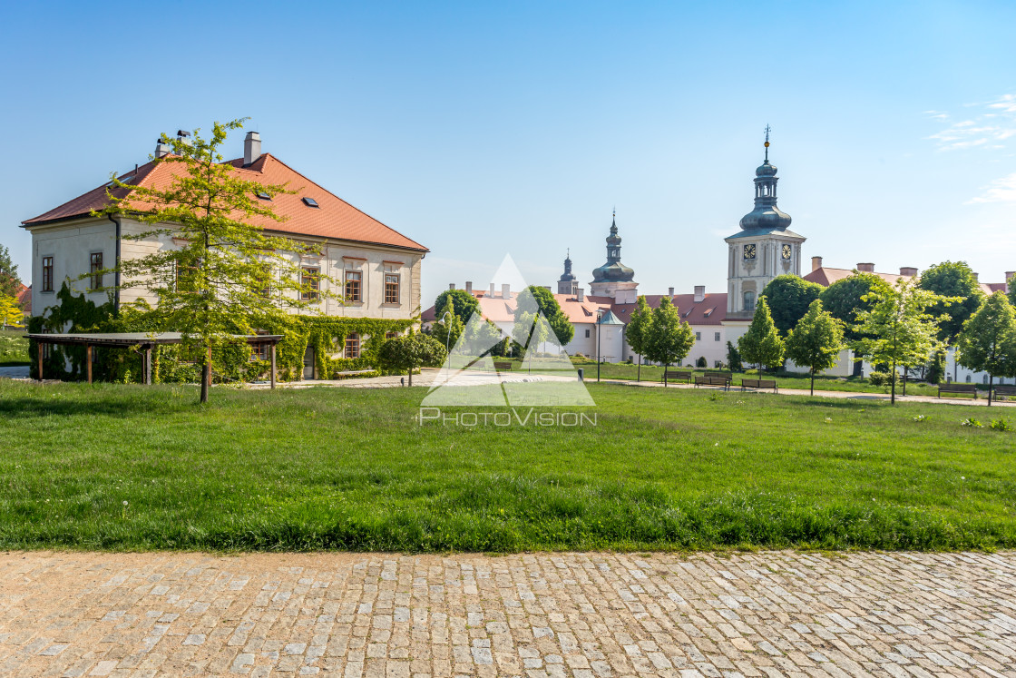 "Picturesque historic city" stock image