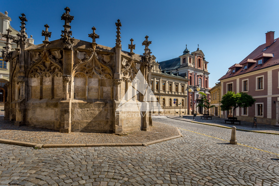 "Picturesque historic city" stock image