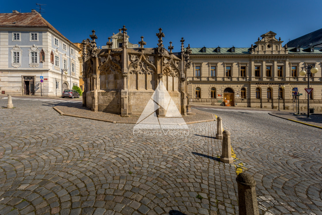 "Picturesque historic city" stock image