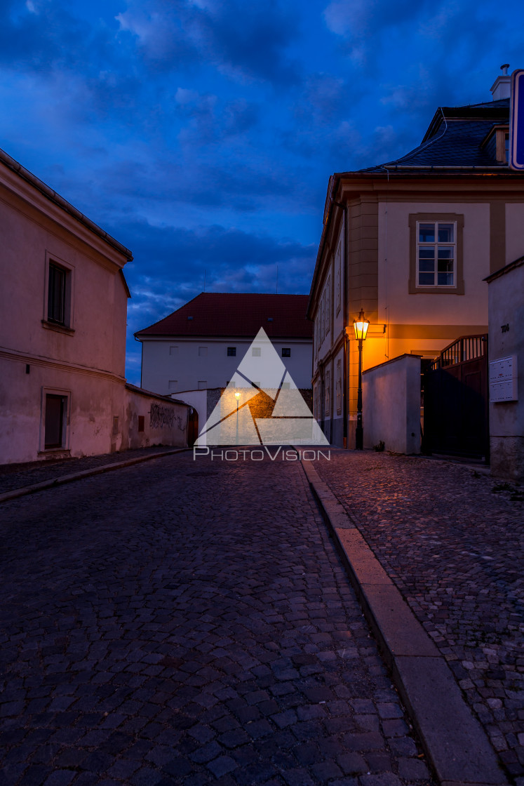 "Picturesque historic city" stock image