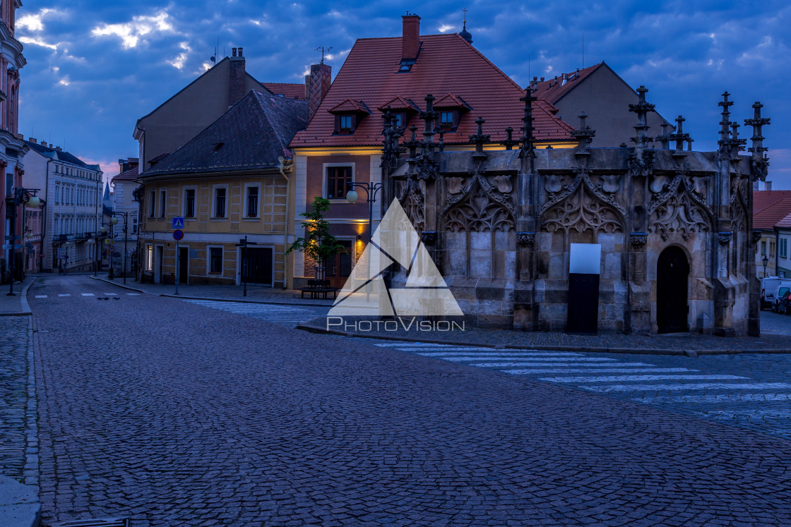 "Picturesque historic city" stock image