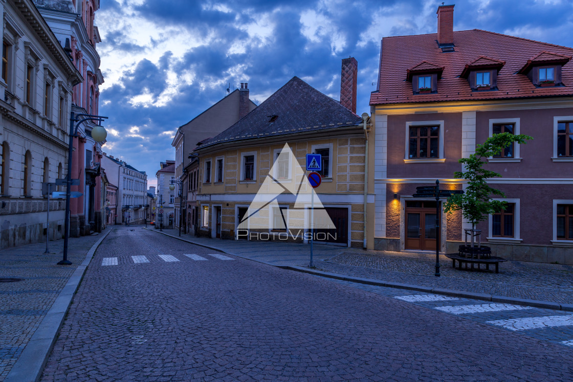 "Picturesque historic city" stock image