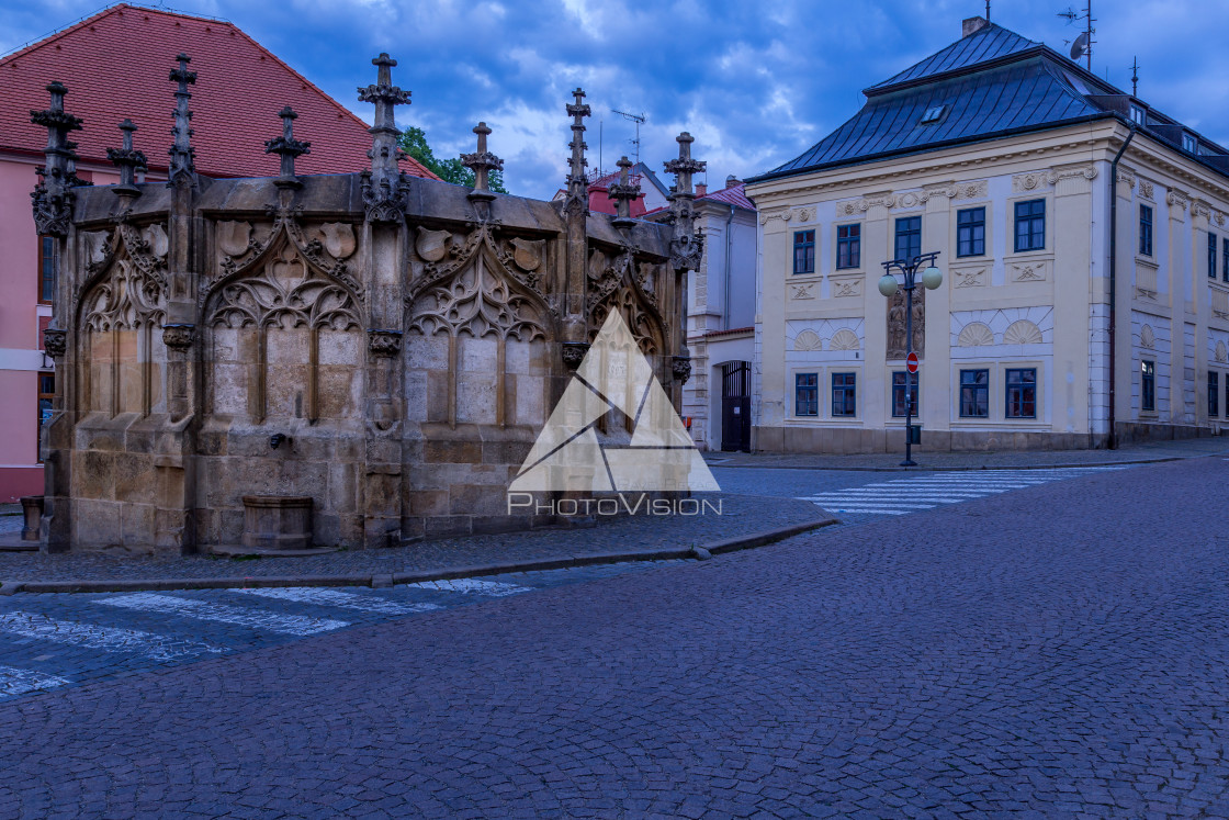 "Picturesque historic city" stock image