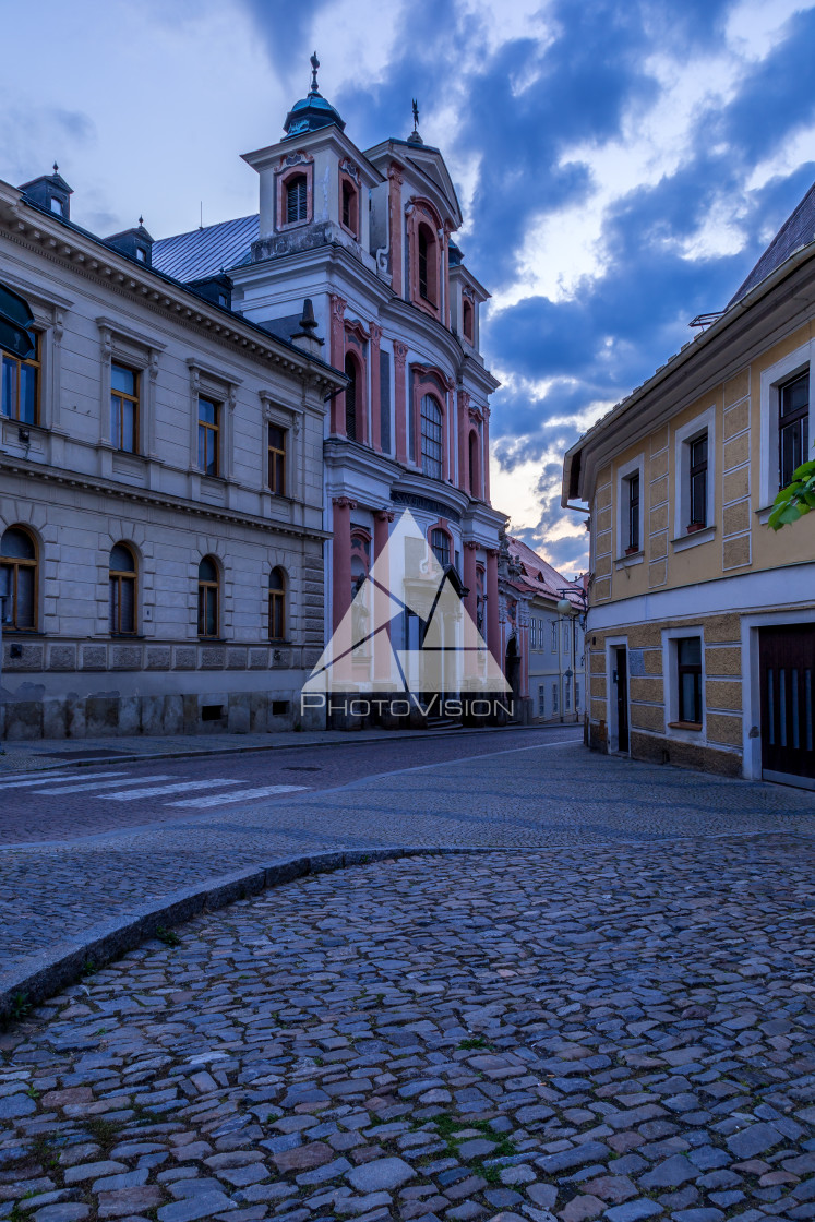 "Picturesque historic city" stock image