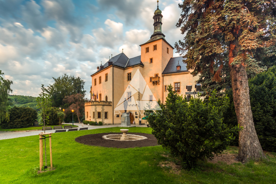 "The picturesque historic town of Kutna Hora" stock image