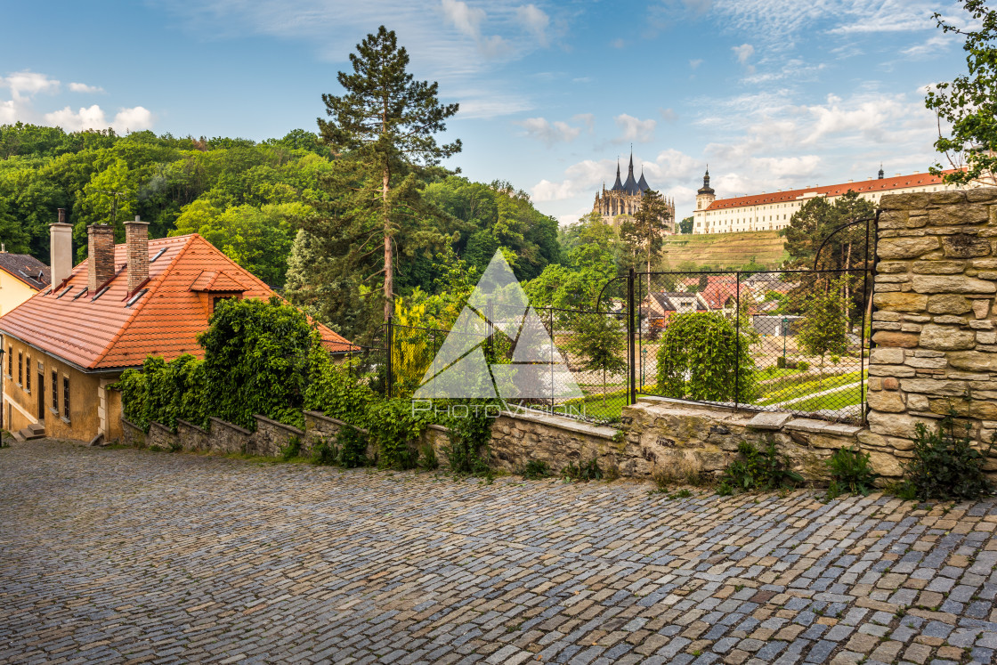 "The walls of the historic city" stock image