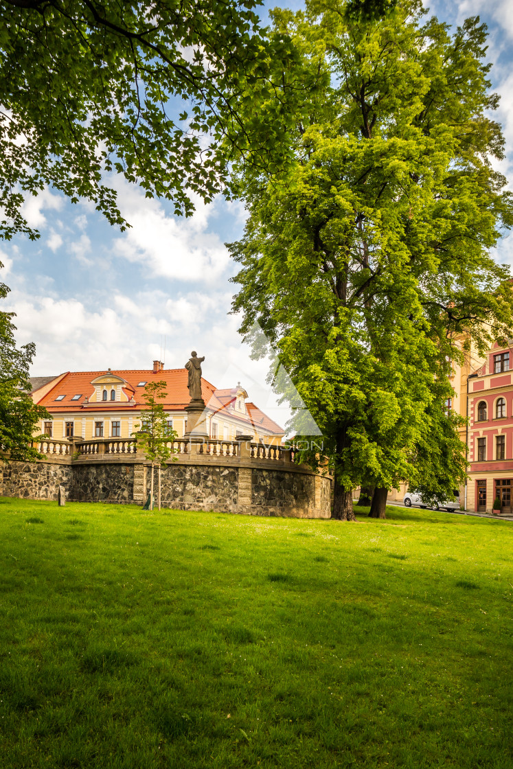 "Picturesque historic town of Kutna Hora" stock image