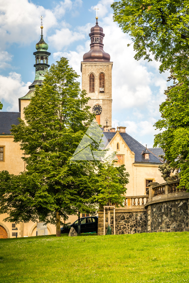 "Picturesque historic town of Kutna Hora" stock image