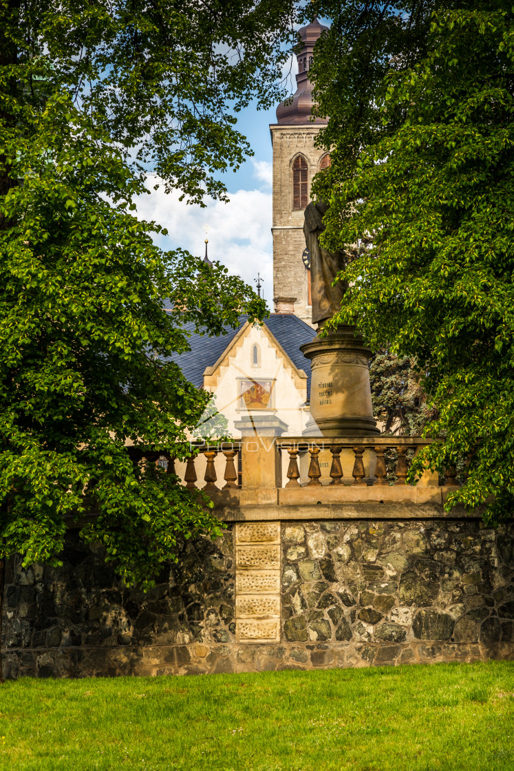 "Picturesque historic town of Kutna Hora" stock image