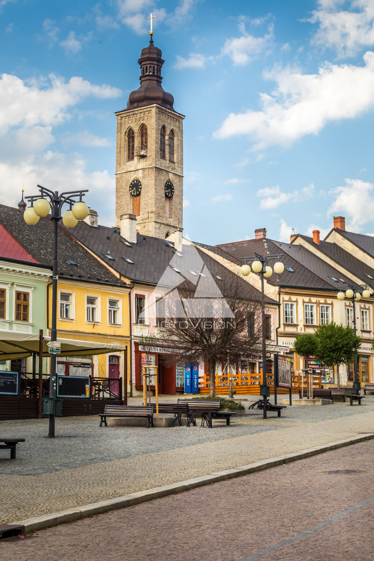 "Picturesque historic town of Kutna Hora" stock image