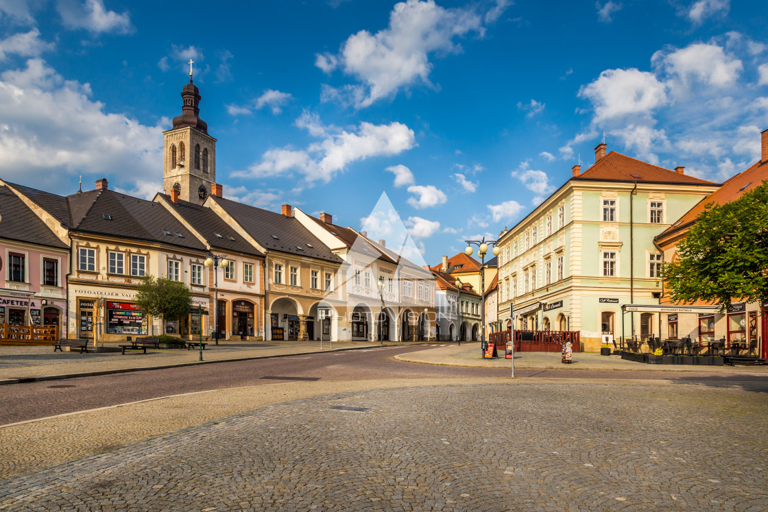 "Picturesque historic town of Kutna Hora" stock image