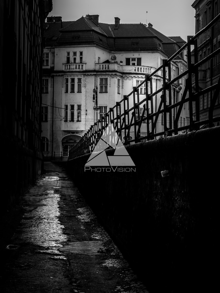 "A corner of Prague" stock image