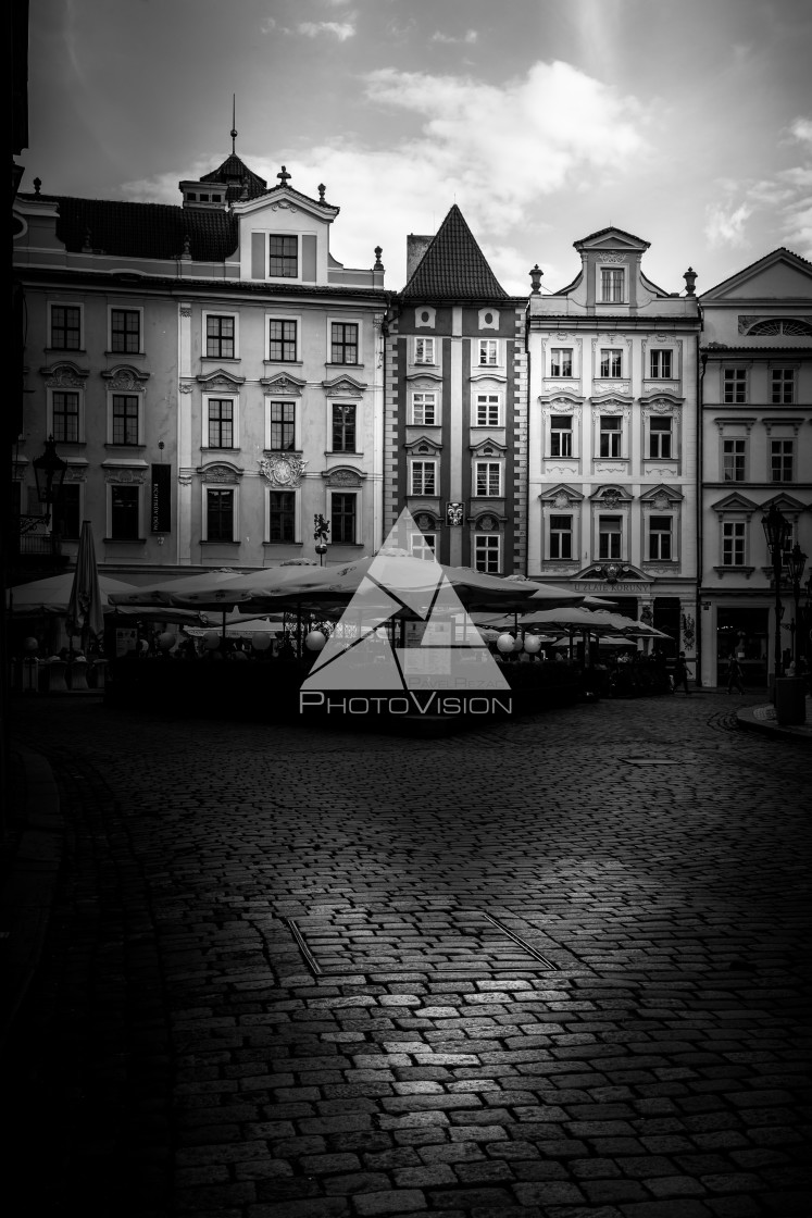 "A corner of Prague" stock image