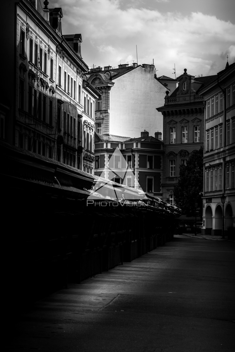 "A corner of Prague" stock image