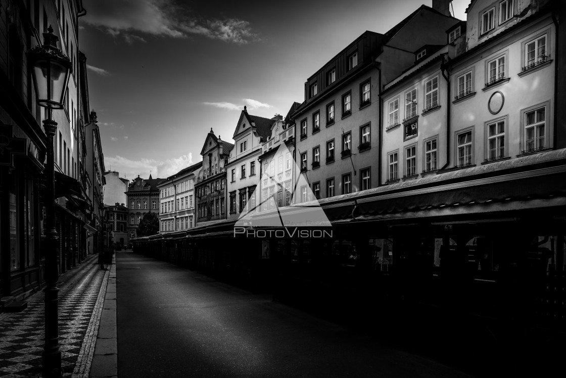 "A corner of Prague" stock image