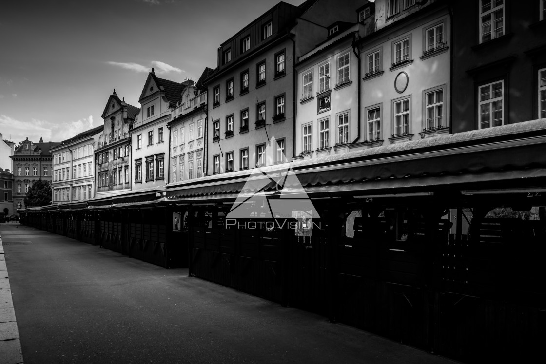 "A corner of Prague" stock image