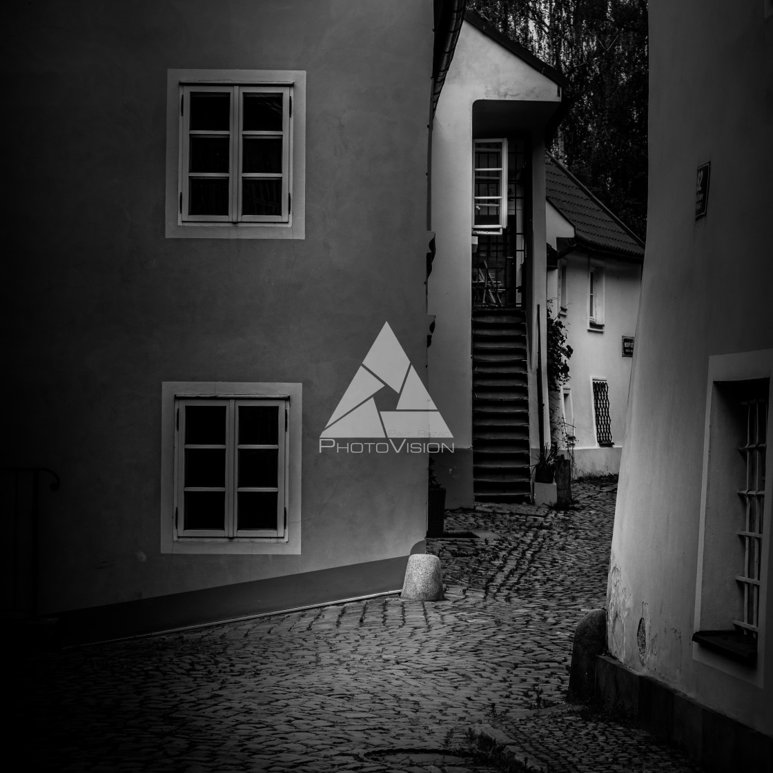 "A corner of Prague" stock image