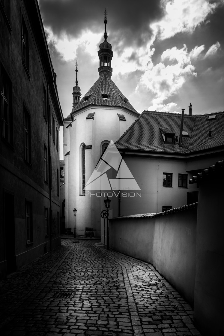 "A corner of Prague" stock image