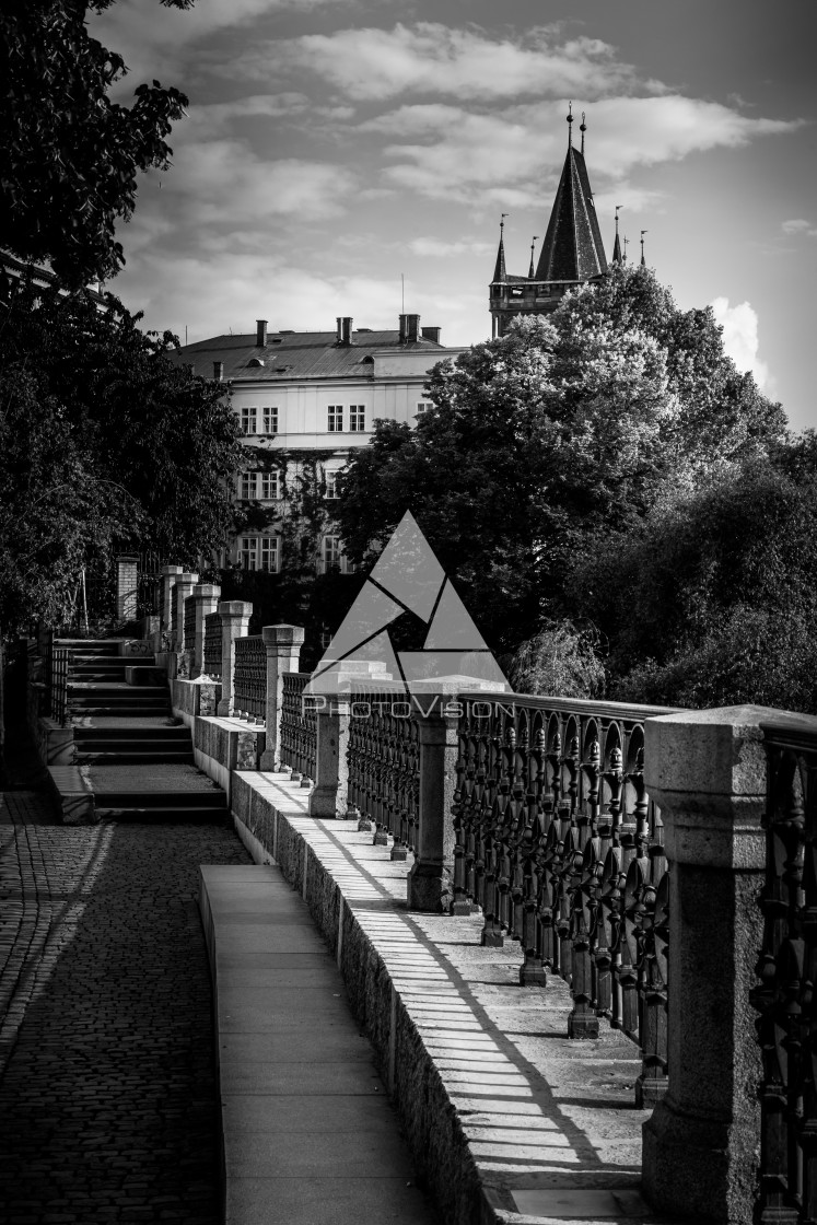 "A corner of Prague" stock image