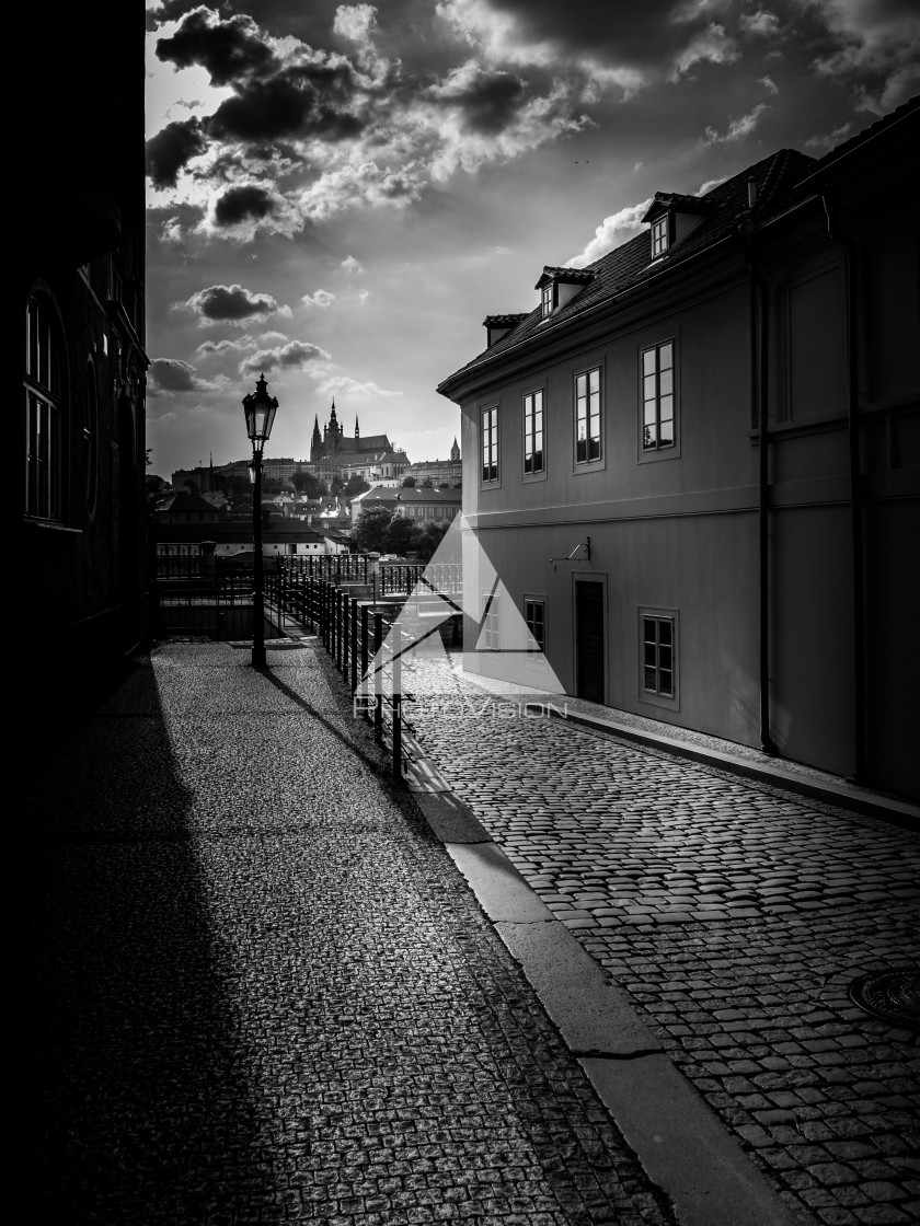 "A corner of Prague" stock image