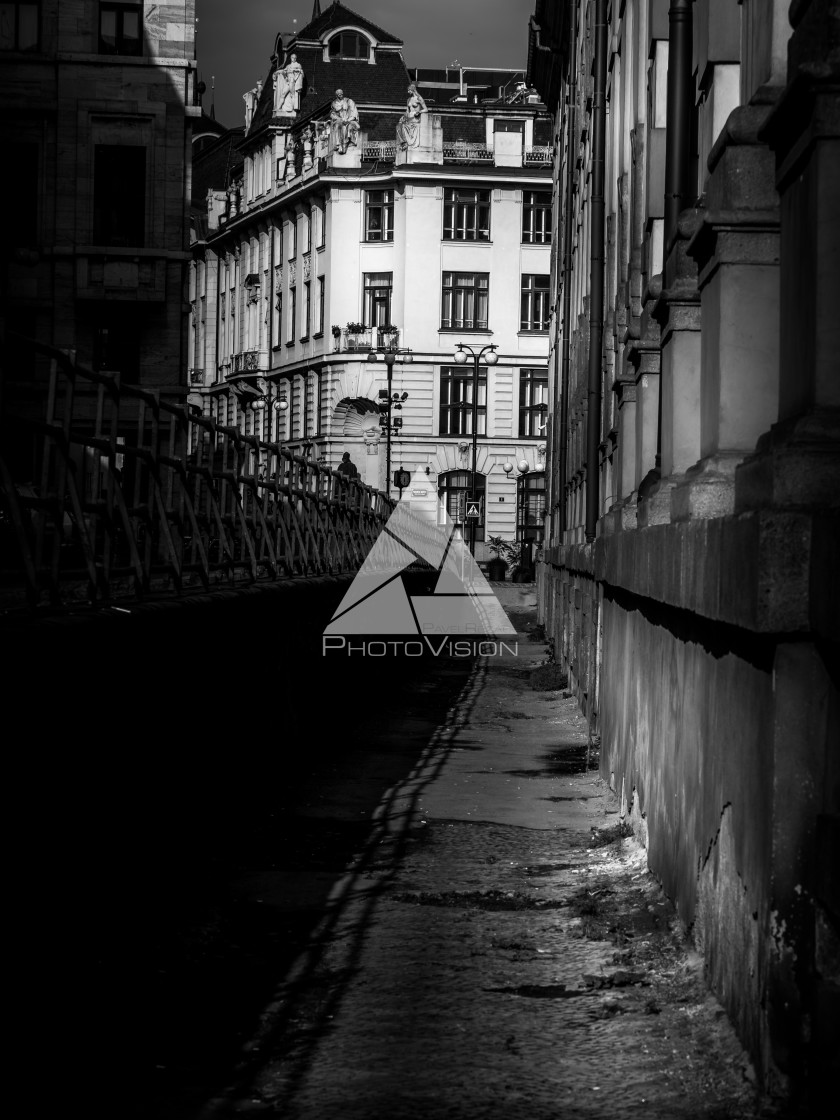 "A corner of Prague" stock image