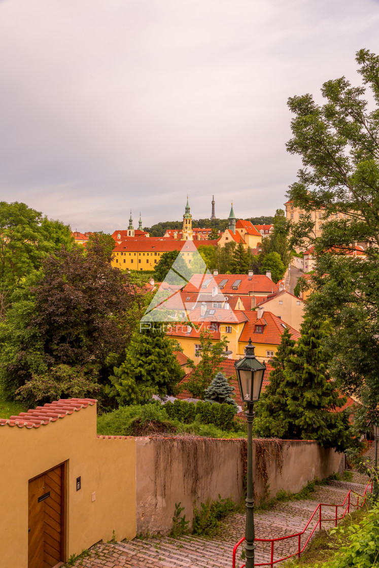 "Picturesque corners of old Prague" stock image