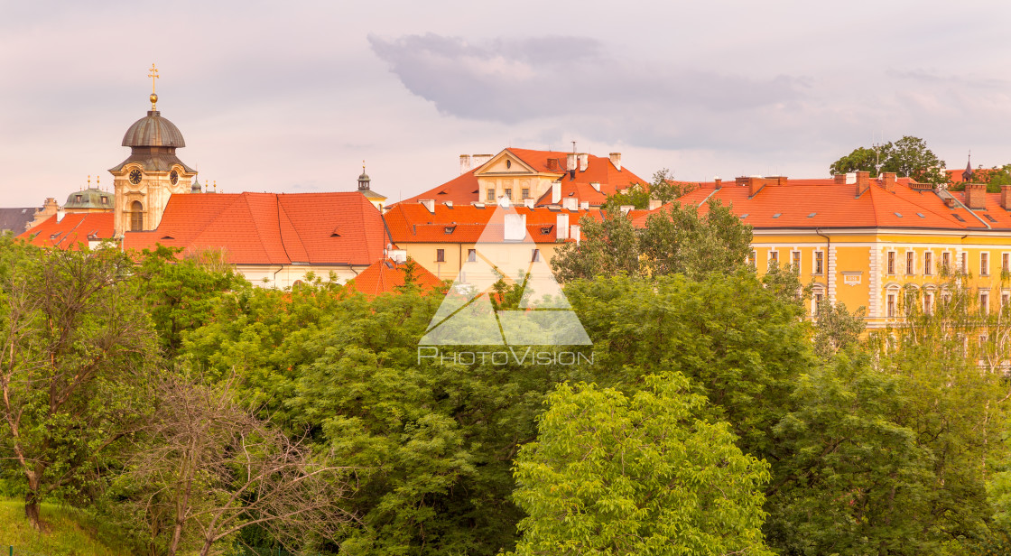 "Picturesque corners of old Prague" stock image