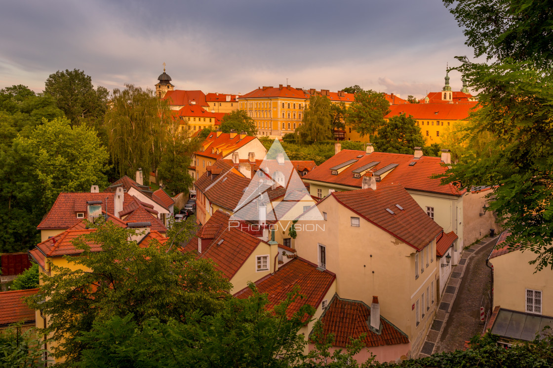 "Picturesque corners of old Prague" stock image