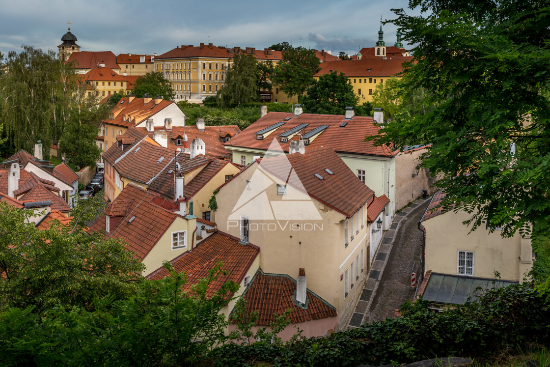 "Picturesque corners of old Prague" stock image