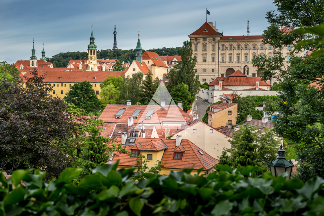 "Picturesque corners of old Prague" stock image