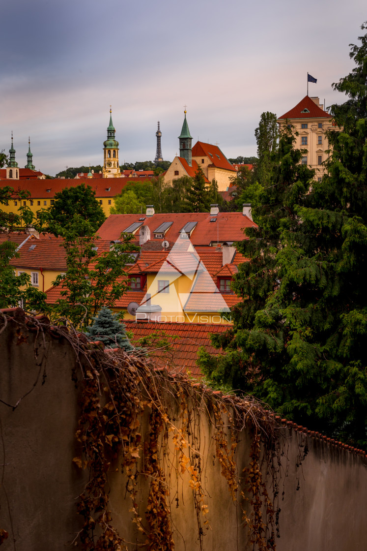 "Picturesque corners of old Prague" stock image