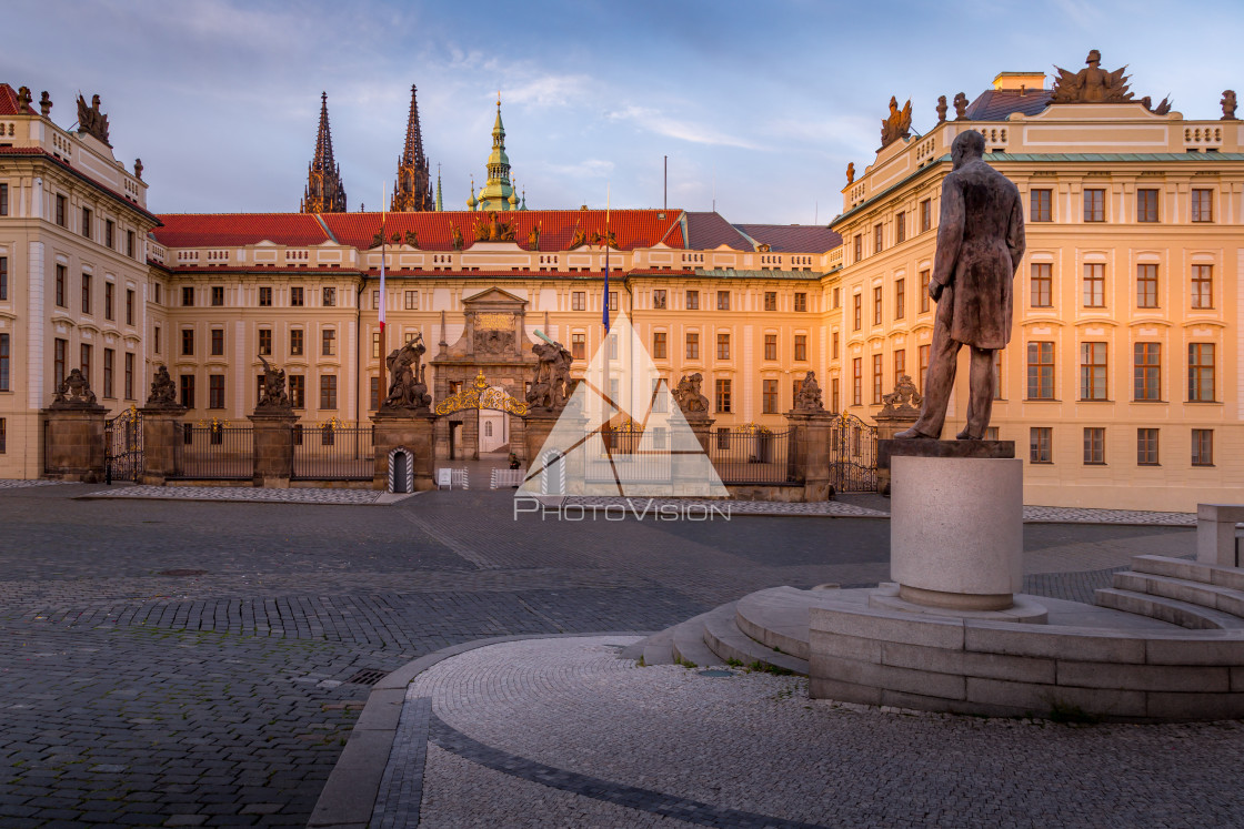 "Picturesque historical Prague" stock image